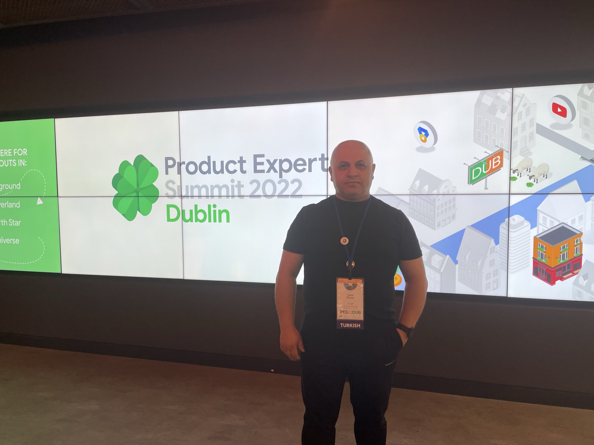 2022 Dublin Google Ürün Uzmanları Zirvesine Davet Edildik.