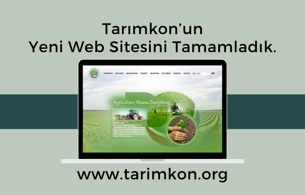 Tarımkon’un Yeni Web Sitesini Tamamladık.